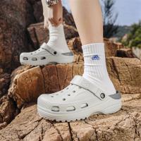 Estilo de pareja Hombres y mujeres Verano Suela gruesa Antideslizante Ropa exterior Sandalias al aire libre Baotou Zapatos de playa Sandalias y zapatillas para vadear - details 10