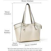 Bolsos de Mujer de Gran Capacidad Bolsas de Hombro para el trabajo, compras, viajes, Bolsos con Asa Superior de Diseño de Moda para Mujer - details 6