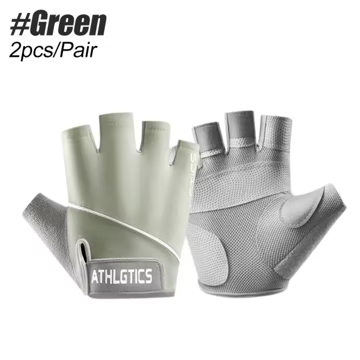 Tcare Guantes de Entrenamiento Transpirables Agarre Excellente para Levantamiento de Pesas, Gimnasio, Ciclismo, Fitness y Entrenamiento Par de Dos - 1