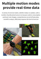 Reloj inteligente 2025 con llamada móvil, reloj saludable para hombre y mujer, Fitness, exquisita brújula de moda, reloj inteligente NFC, llamada BT para ios y Android - details 24