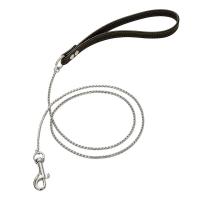Correa de Oro para Perros con Asa Acolchada Resistente a Mordeduras Cadenilla de Lujo para Paseos Cubana para Mascotas - details 7