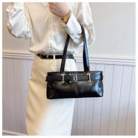 Bolso de las axilas de textura premium, bolso de hombro portátil informal versátil de estilo simple para viajar a la moda para mujer - details 27