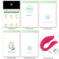 Vibrador Inalámbrico Control Remoto OOEEY para Mujeres Estimulador de Clítoris Juguetes Sexuales para Parejas Adultas Forma U Masturbador Dual - details 18