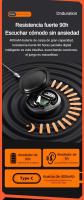 2024 SANLEPUS Auriculares Inalámbricos Bluetooth 5.3, Cascos Inalámbricos Bluetooth Ligeros con Ajuste Diseñado para Oído Abierto Comodidad, Duradera, Llamadas Claras, Compatible con Android iPhone - details 8