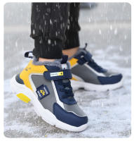 Zapatos para correr al aire libre para niños, zapatillas de deporte cálidas de invierno para niños, zapatos deportivos informales de cuero impermeables, zapatillas antideslizantes para nieve - details 16