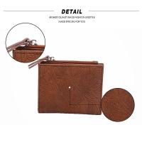 Cartera para mujer emed con flores y hojas, monedero, cartera corta para mujer, mochila de lujo de alta gama - details 2