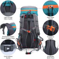 Mochila de viaje multifuncional para hombres y mujeres, mochila de 65 litros, impermeable, para camping, senderismo y viajes - details 13