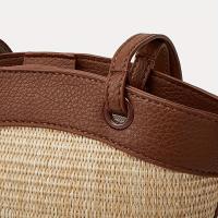 2 bolsas de mano tejidas para mujer de inspiración vintage con asas marrones: ligeras, duraderas y versátiles para viajes, playa y uso diario, bolsa de viaje esencial | Diseño de inspiración vintage | Bolso con asa duradera, bolso de mano de playa - details 4