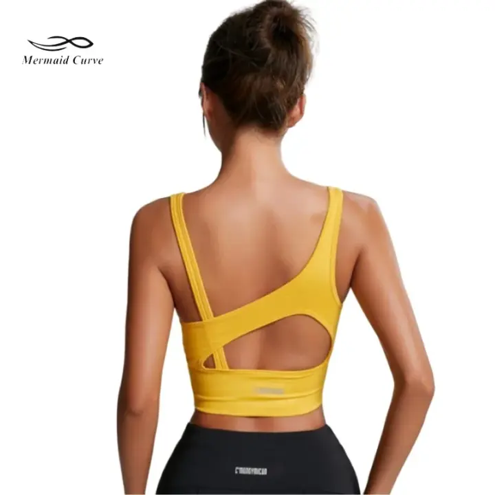Sujetador de Fitness de punto sin costuras para mujer, a prueba de golpes, entrenamiento de ejercicio, secado rápido - 1