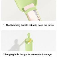 Cuchara exprimible para gato, dispensador de golosinas para gato, cuchara alimentadora para tratar en húmedo, suministros de alimentación y riego - details 5