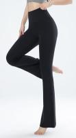 Leggings de mujer pantalones de yoga delgados pantalón de cintura alta de pierna ancha pantalón de campana deportivo transpirable de secado rápido - details 14