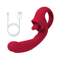 Vibrador de punto G realista para mujer, consolador grande, estimulador de clítoris, 10 lamer, Juguetes sexuales para adultos - details 12
