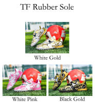 Zapatos de fútbol de la sociedad TF/FG para niños, botas de fútbol escolares, tacos, zapatillas de hierba, calzado deportivo de entrenamiento atlético al aire libre para niños y niñas - details 5