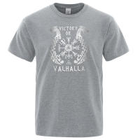 Camiseta de Hombre con Estampado Vikingo Legendario Manga Corta, Estilo Retro, Algodón, Moda Verano 2022 - details 15