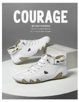 Botas De Lujo Para Mujer, Botines De Cuero Hechos A Mano Para Hombre, Zapatos Informales De Diseñador A La Moda Para Hombre, Botas Cómodas Para Hombres, Talla Grande 35-50 - details 1