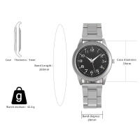 Reloj de pulsera con banda de acero para hombre, nuevo reloj de moda de aleación - details 2