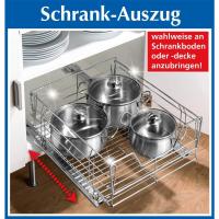 Cestas organizadoras extraíbles para muebles de cocina, metálicas - details 2