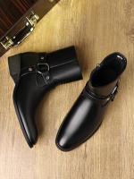 Botas con cremallera lateral de cabeza retro británica - details 6