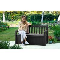 Baúl de Almacenamiento de Resina Grafito Capacidad de 265L Ideal para Ordenación de Jardín y Terraza 140 x 60 x 84 cm - details 4