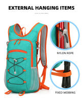 Mochila deportiva para hombre y mujer, bolso de hombro con rayas reflectantes, ideal para viajes, montañismo, escalada y ciclismo - details 2