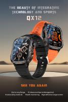 2025 Nuevo reloj inteligente militar para exteriores Pantalla AMOLED HD de 1,96 pulgadas, linterna LED, llamada Bluetooth, frecuencia cardíaca y presión arterial 100+ Modo deportivo Reloj inteligente resistente al agua - details 3