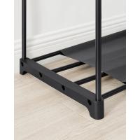 Armario de Ropa, Perchero, Burro Ropa, 124 x 43 x 182 cm, 2 Secciones para Colgar, con Compartimentos, Gran Capacidad, para Dormitorio, Salón, Lavandería, Topo RYG026R02 - details 36