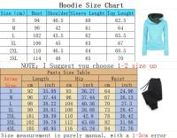 Womens Tracksuit Trend Double Neck Hooded Sweatshirts+Sweatpants 2 Piece Set Heart Printing Casual AutumnWinter Outfits Clothing - details 0