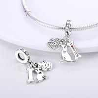 LAZA-Colgante de Plata de Ley 925 con forma de Animal, accesorio Original para pulsera, collar, perro, gato, abeja, tortuga - details 34