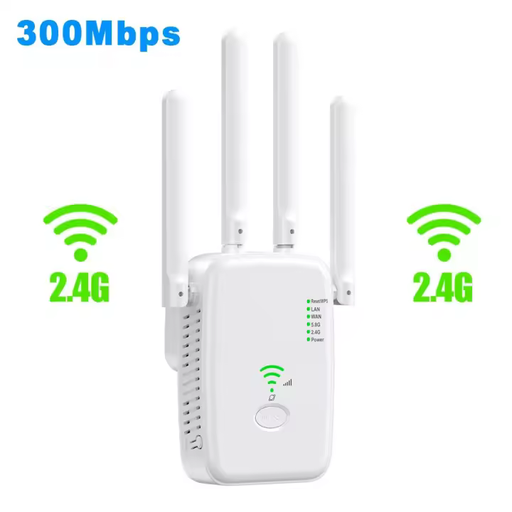 Repetidor inalámbrico de 1200Mbps, amplificador de señal Wifi de doble banda, extensor de 2,4G y 5G, 802.11ac, Gigabit, enrutador WPS - 1