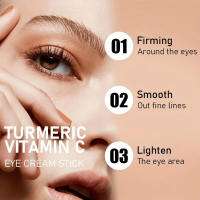 Crema de Ojos de Turmeric Vitamina C Nutre la Piel, Mejora las Líneas Finas, Alivia las Bolsas y Ojeras, Ilumina la Piel de los Ojos - details 6