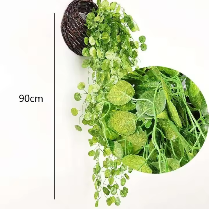 Colgante de 32 pulgadas, planta de plástico falsa de pared de helecho artificial de Boston, casa, corona de boda, decoración interior y exterior - 1