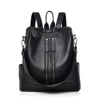 Mochila Retro de cuero suave para mujer, mochila multifuncional de gran capacidad, bolso de viaje de ocio, tendencia popular - details 0