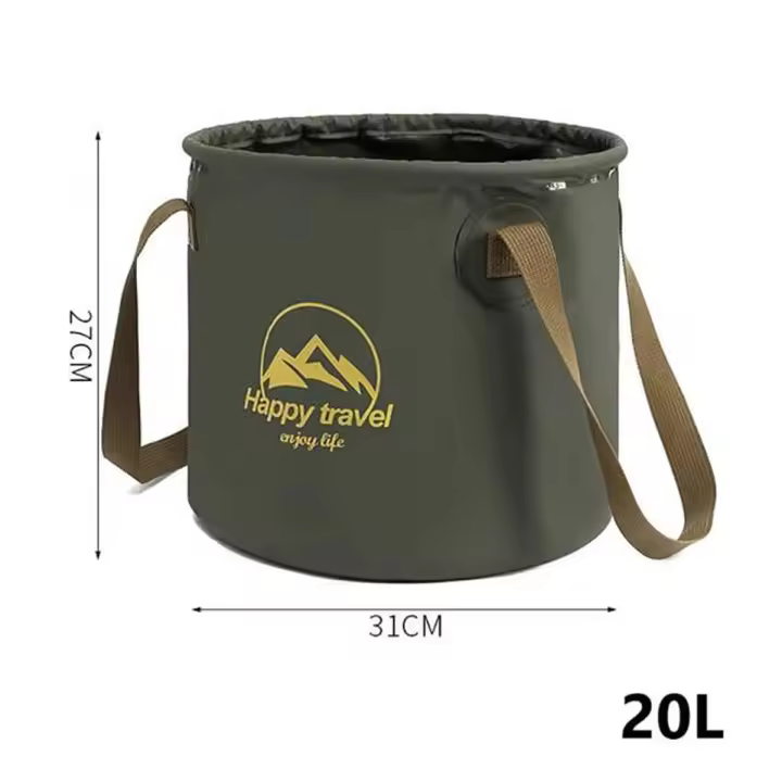 Cubo Plegable Multiuso para Pesca Bolsa de Almacenamiento de Agua Portátil para Viajes y Camping - 1