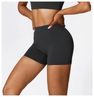 Pantalones cortos deportivos para mujer, mallas para Yoga, pantalones cortos para correr, a prueba de sentadillas, cintura alta, pantalones cortos ajustados para Fitness, pantalones cortos de entrenamiento con realce para ciclismo y gimnasio - details 5