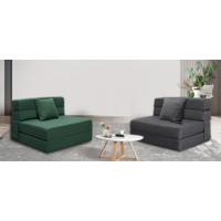 Sofá de Juego Infantil 2 en 1 de 4 Piezas de Espuma, Bloques de construcción modulares para salón y Dormitorio, sofá Infantil Modular Plegable con función para Dormir, Azul Oscuro - details 12