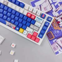 Anime ams 140-key SDA Profiled PBT Heat-sublimation Customized MX Switch nical Gaming Keyboard Keycaps - details 0