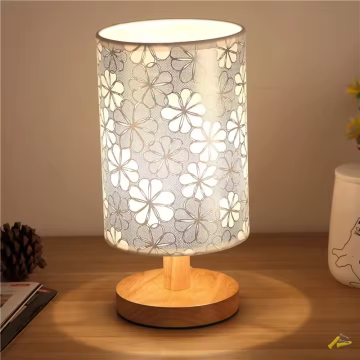 Luz de noche LED vintage, pequeña lámpara de mesa, luz de noche junto a la cama, recargable por USB, interruptor táctil, batería incorporada de 1600 mAh, regalos creativos - 1