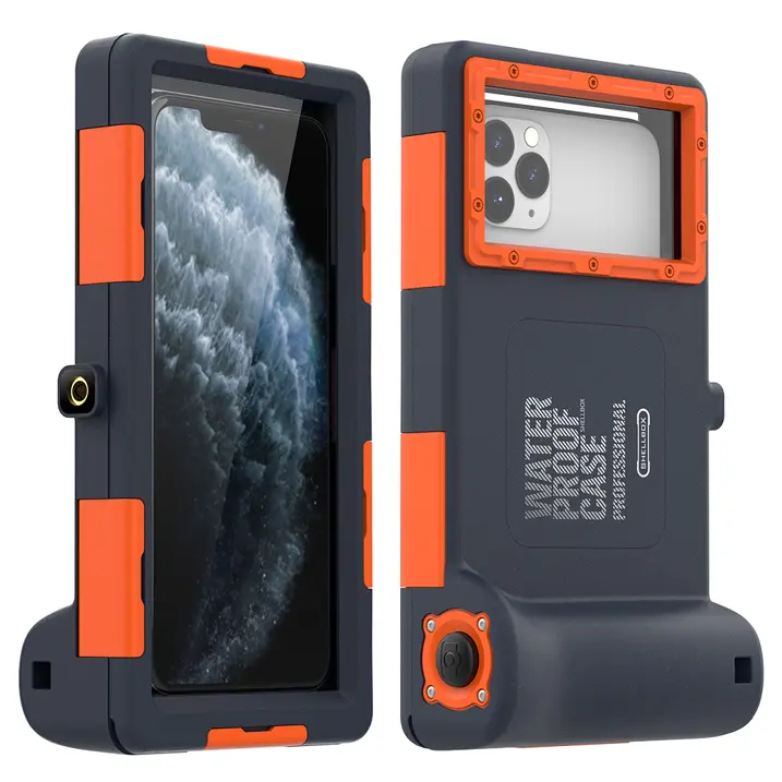 Funda Profesional para Teléfono de Buceo Captura de Fotos Bajo el Agua Vista de Pantalla en Vivo - 1