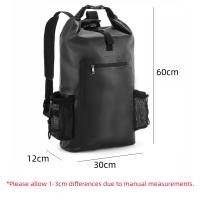 Mochila de natación de gran capacidad para hombre, bolso de hombro impermeable de PVC, ideal para senderismo, kayak, río, Trekking, 20l - details 4