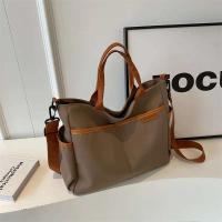 Bolso grande impermeable de lona con cierre de cremallera extraíble multicapa para momia - details 2
