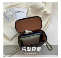 Bolso pequeño Popular de este año para mujer, novedad de verano 2025, bolso de mano acolchado con cadena, bolso de hombro tipo bandolera con caja versátil - details 9
