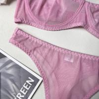 Conjunto de ropa interior Sexy sin costuras para mujer, Kit de sujetador de 2 piezas, trajes íntimos de encaje con realce, conjuntos exóticos sensuales, lencería - details 7