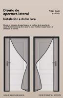 Cortina magnética para sala de estar, puerta de balcón, Patio corredizo - details 1
