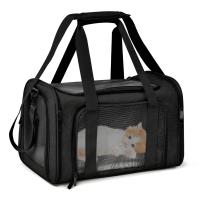 Bolsa transportadora para perros, mochila lateral suave, transportadores para mascotas y gatos, bolsas de viaje para perros, transporte aprobado por aerolínea para perros pequeños y gatos salientes - details 10