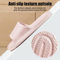 Zapatillas planas ligeras de EVA para mujer, zapatos de baño cómodos para masaje, toboganes de Interior para parejas, zapatos de ducha para el hogar, verano, nueva moda - details 30