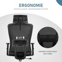 Silla de Oficina Ergonómica Silla de Escritorio Ajustable con Reposacabezas y Soporte Lumbar - details 5