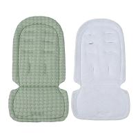 Cojín transpirable para cochecito de bebé, cojín suave de Color sólido para cochecito de bebé, accesorios para cochecito, asiento de coche, alfombrilla para cochecito, cuidado del bebé - details 5
