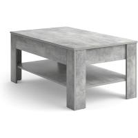 Mesa de centro, mesa central, mesa de sofá, madera ecológica, diseño moderno, estilo nórdico, medidas: 92,2 x 65 cm - details 22