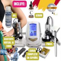 Cavitacion y Radiofrecuencia Facial y Corporal Mistik Plus 3 en 1 Celulitis Reductor Regenerador Colageno Elastina Profesional y Uso en Casa - Equipo Original - Incluye Gel Serum Vitamina C Videos Español - details 1