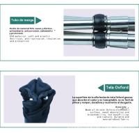 Silla plegable camping Portátil inoxidable Pesca al aire libre acero camping - details 4